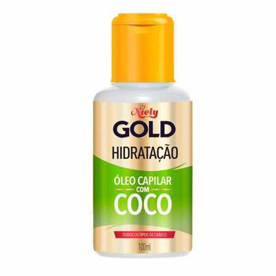 Óleo Capilar Niely Gold Hidratação Água de Coco 100ml