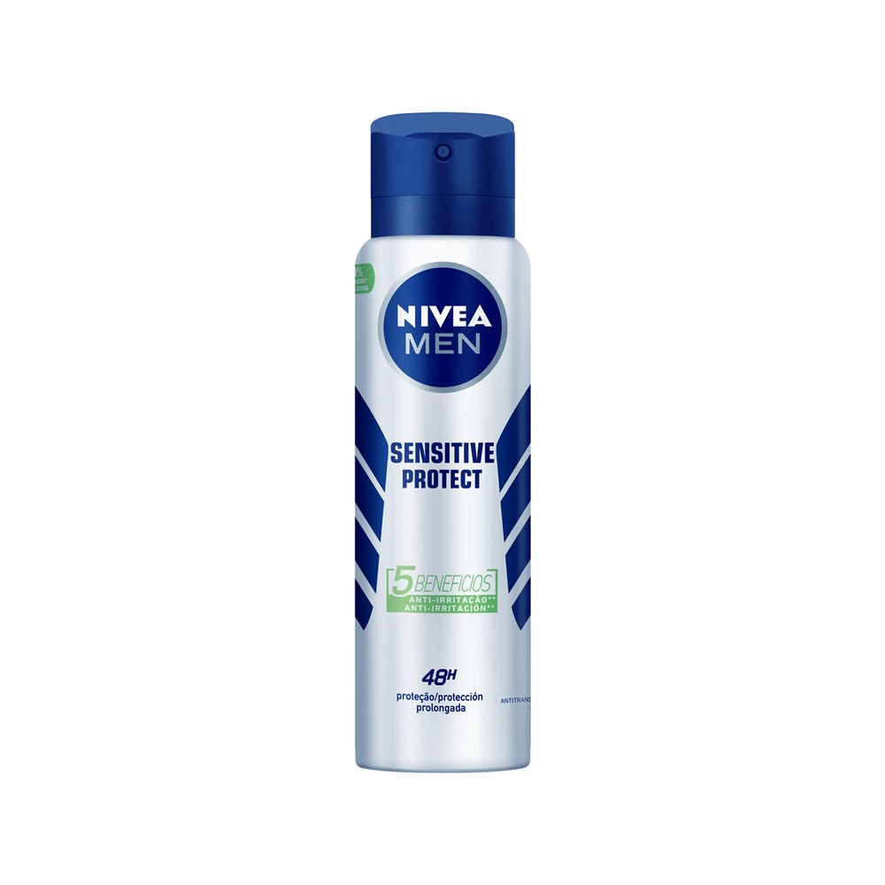 Desodorante Antitranspirante Nivea Men Aerossol Sensitive Protect 150ml