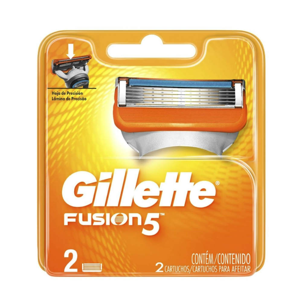 Carga para Aparelho de Barbear Gillette Fusion 5 com 2