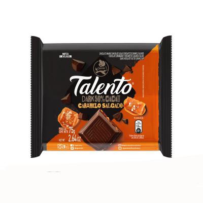 Chocolate Garoto Talento Dark 50% Caramelo Salgado 75g
