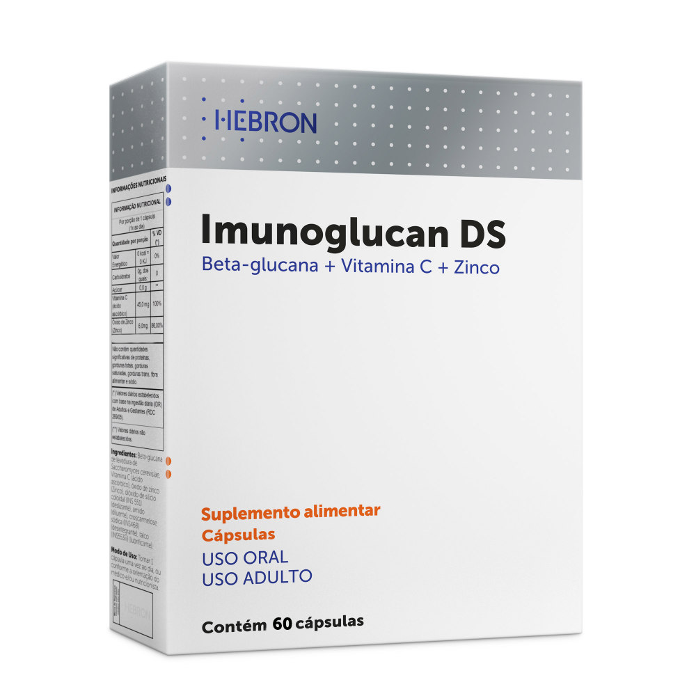 Imunoglucan DS Hebron 60 Cápsulas