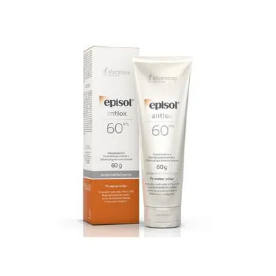 Protetor Solar Facial Antienvelhecimento Episol Antiox FPS60 60g