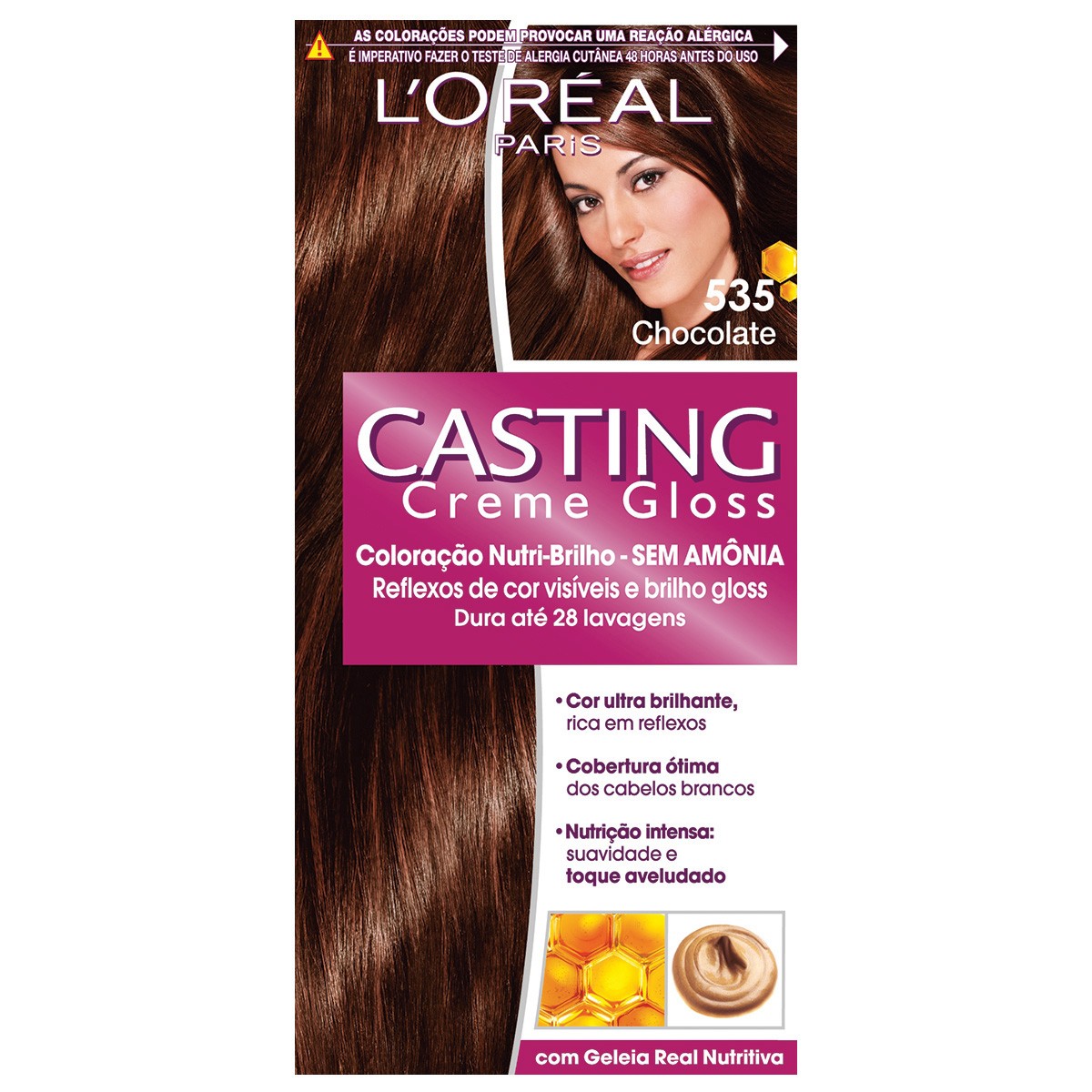 Tintura L’Oréal Casting Creme Gloss 535 Chocolate