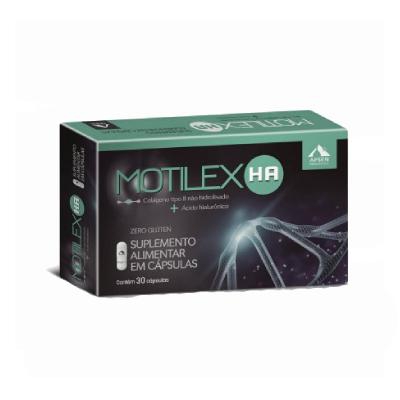 Motilex HA Colágeno Não Hidrolisado + Ácido Hialurônico 30 Cápsulas Apsen