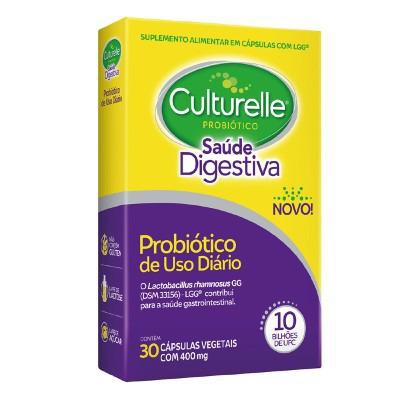 Culturelle Probiótico Saúde Digestiva com 30 Cápsulas