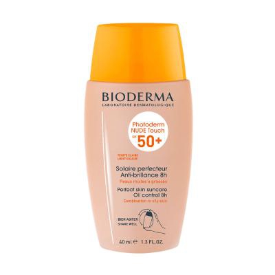 Protetor Solar Facial Bioderma Photoderm Nude Touch Dourado FPS50+ 40ml