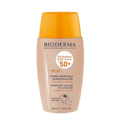 Protetor Solar Facial Bioderma Photoderm Nude Touch Muito Claro FPS50+ 40ml