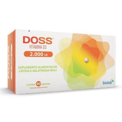 Vitamina D3 Doss D3 2000IU 90 Cápsulas