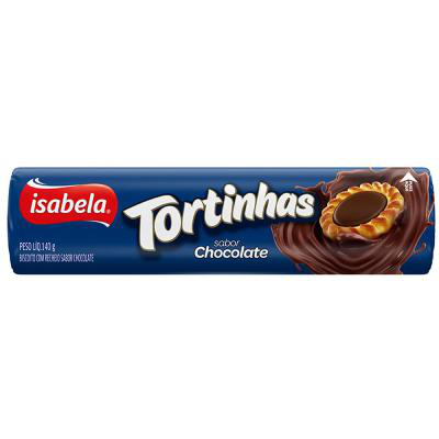 Biscoito Recheado Isabela Tortinhas Chocolate 140g