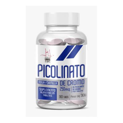 Picolinato de Cromo Health Labs 250mcg 90 Tabletes