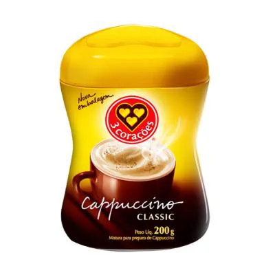 Cappuccino 3 Corações Classic 200g