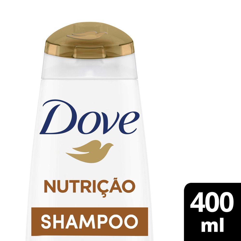 Shampoo Dove Nutrição + Fusão de Óleos 400 ml