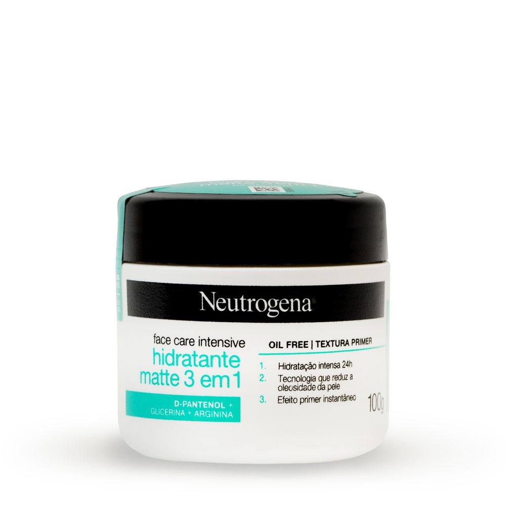 Creme Facial Antissinais Neutrogena Face Care Intensive Matte 3 em 1 100g