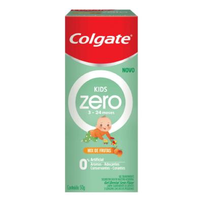 Creme Dental Colgate Zero Mix de Frutas Kids 50g