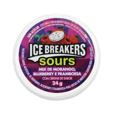 Pastilha Ice Breakers Sours 24g