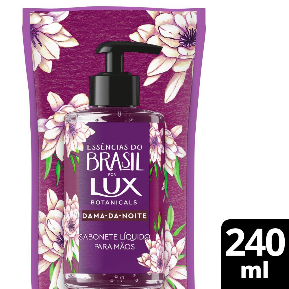 Sabonete Líquido para Mãos Lux Essências do Brasil Dama da Noite Refil 240ml