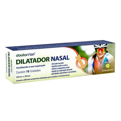 Sancare Dilatador Nasal Masculino Tamanho Médio 10 Unidades