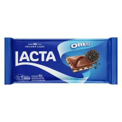 Chocolate Lacta ao Leite Recheio Oreo 90g