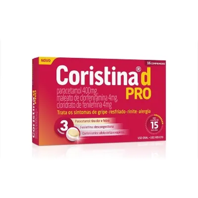 Coristina D Pro 16 Comprimidos