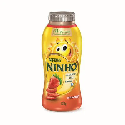 Bebida Nestlé Ninho Iogurte Morango 170g