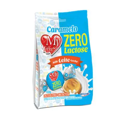 Bala My Toffee Zero Lactose Caramelo 104g