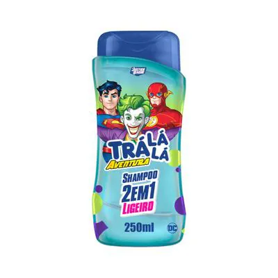 Shampoo Infantil Trá Lá Lá Aventura 2 em 1 Kids Ligeiro 250ml