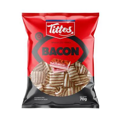 Salgadinho Tittos Bacon 70g