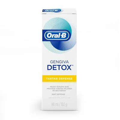 Creme Dental Oral-B Detox Anti Tártaro 102g