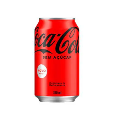 Refrigerante Coca-Cola Sem Açúcar Lata 350ml