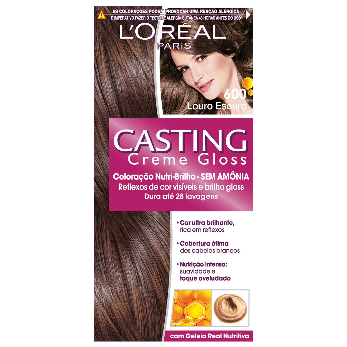 Tintura L’Oréal Casting Creme Gloss 600 Louro Escuro