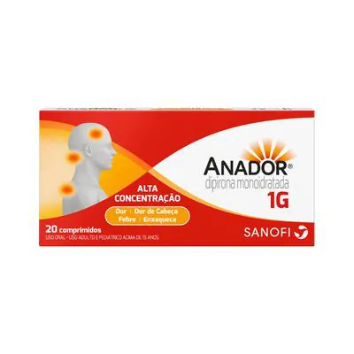 Anador 1g 20 Comprimidos