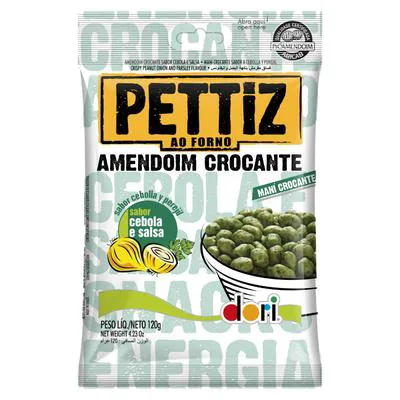 Amendoim Crocante Dori Pettiz Cebola Salsa 120g