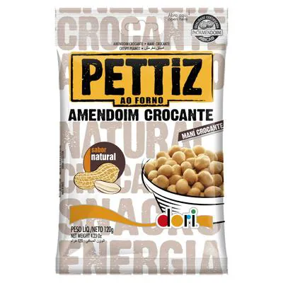 Amendoim Crocante Dori Pettiz Natural 120g