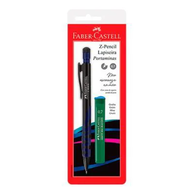 Lapiseira Faber Castell Z-Pencil 0.7MM + Gráfite Grátis