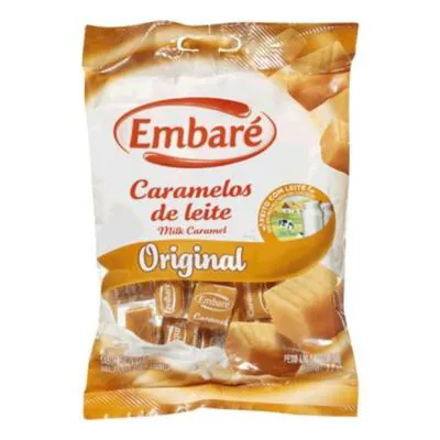 Bala Embaré Caramelos de Leite Original 150g