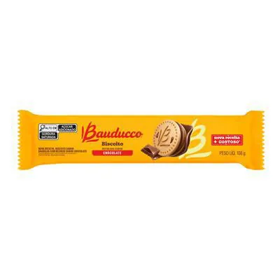 Biscoito Bauducco Recheio Chocolate 108g