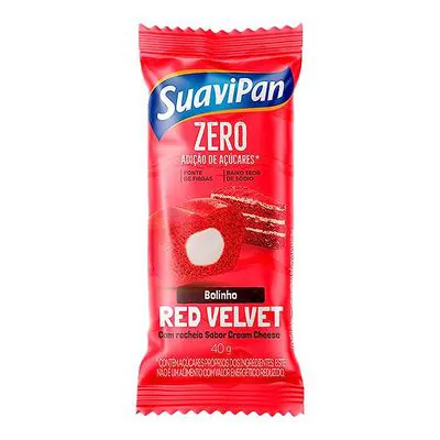 Bolinho Suavipan Red Velvet C/ Cream Cheese Z/A 40g