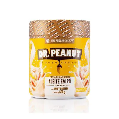 Pasta de Amendoim Dr Peanut Leite em Pó 600g
