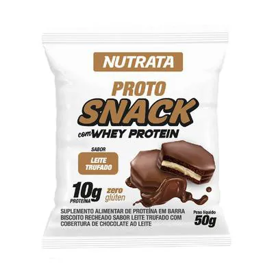 Proto Snack Nutrata Whey Protein Leite Trufado 10g
