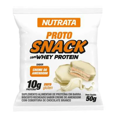 Proto Snack Nutrata Whey Protein Creme de Amendoim 10g