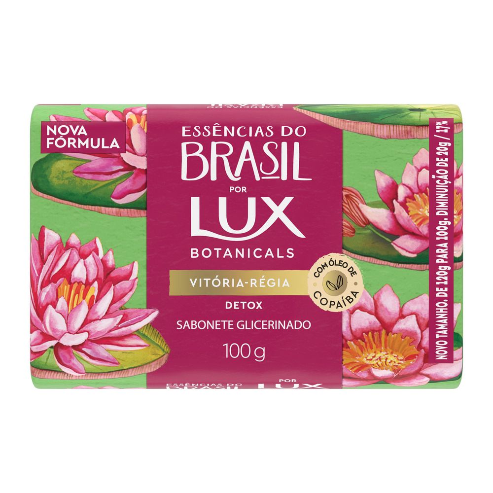 Sabonete Lux Essências do Brasil Glicerinado Vitória Régia 100g