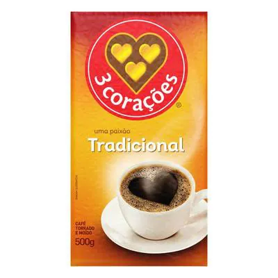 Café 3 Corações Tradicional 500g