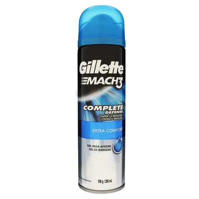 Gel Para Barbear Gillette Mach3 Hidratante 198g