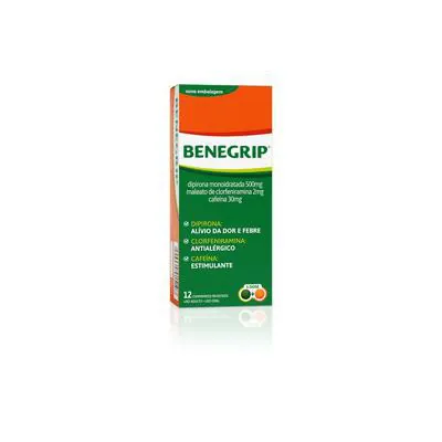 Benegrip Antigripal 12 Comprimidos