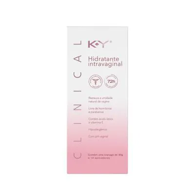 Hidratante Intravaginal K-Y 10 Aplicações 30g