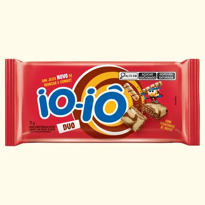 BARRA IOIO DUO AO LEITE 75G