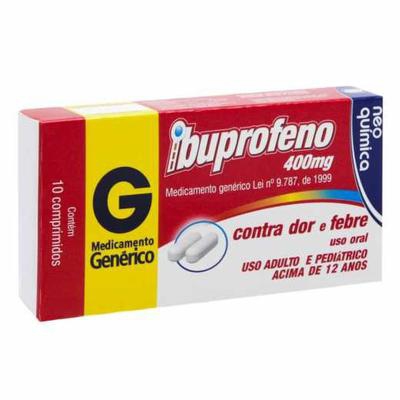 Ibuprofeno 400mg 10caps Neo Quimica