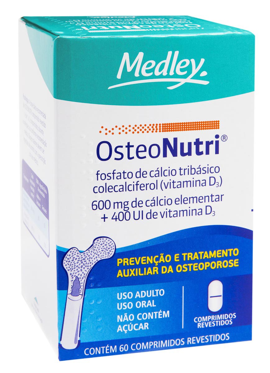 Osteonutri 600mg + 400Ui Com 60 Comprimidos
