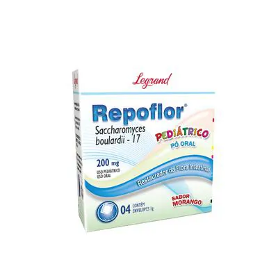 Repoflor 200mg Pó Oral 4 Sachês