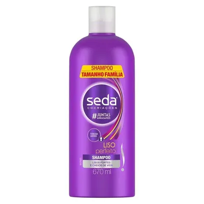 Shampoo Seda Cocriações Liso Perfeito Tamanho Família 670ml